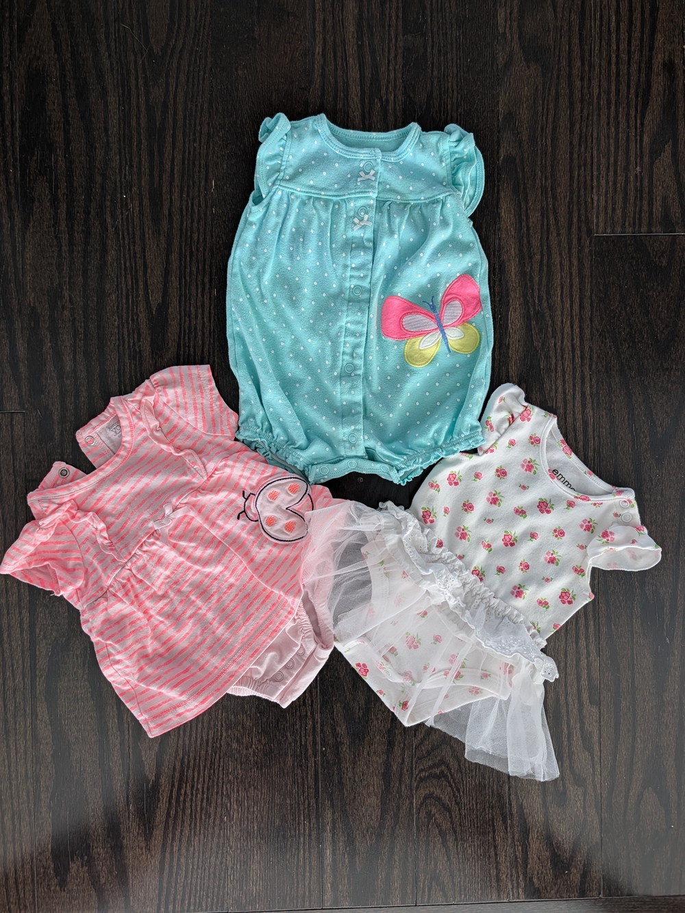 2/$20 Baby Girl Clothing Lot – 3M | 3-Piece